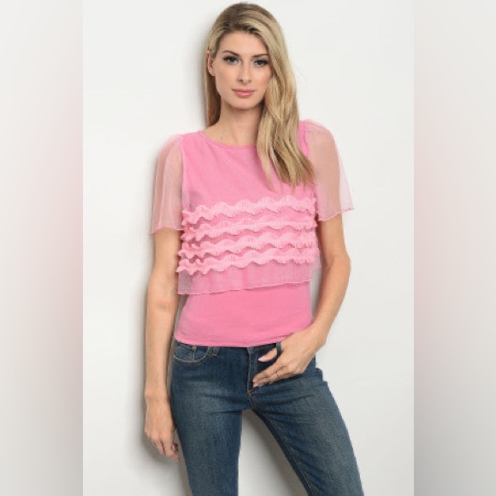 Palazzo Pink Tank Top